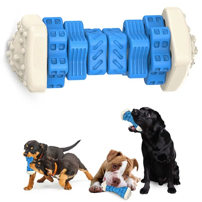 Jouet à mâcher distributeur rotatif pour chien