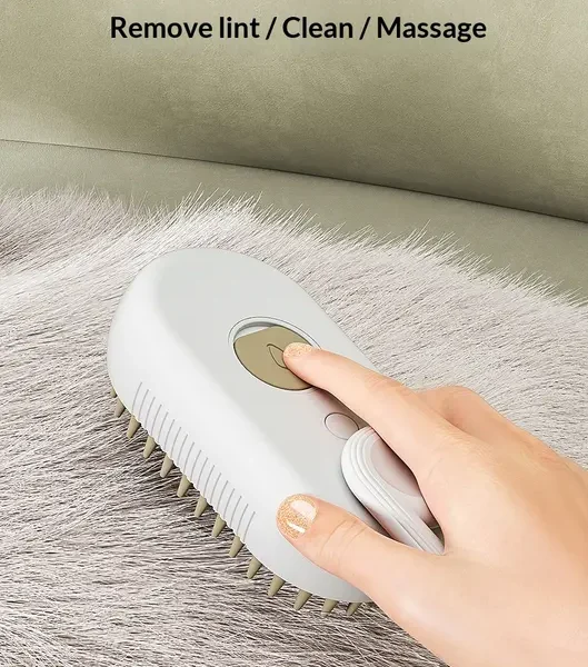 Brosse Brumisateur Anti-Mue pour Chat et Chien